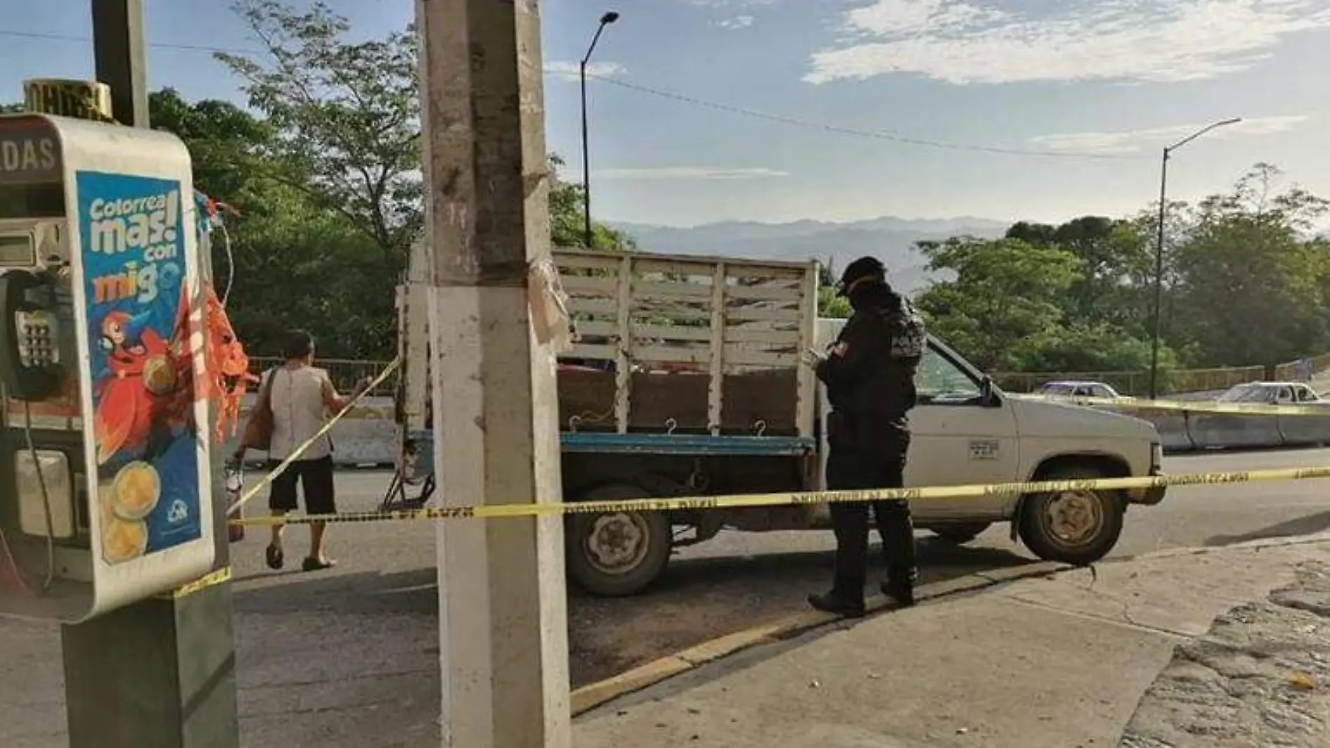 Hombre asesinado en las cruces